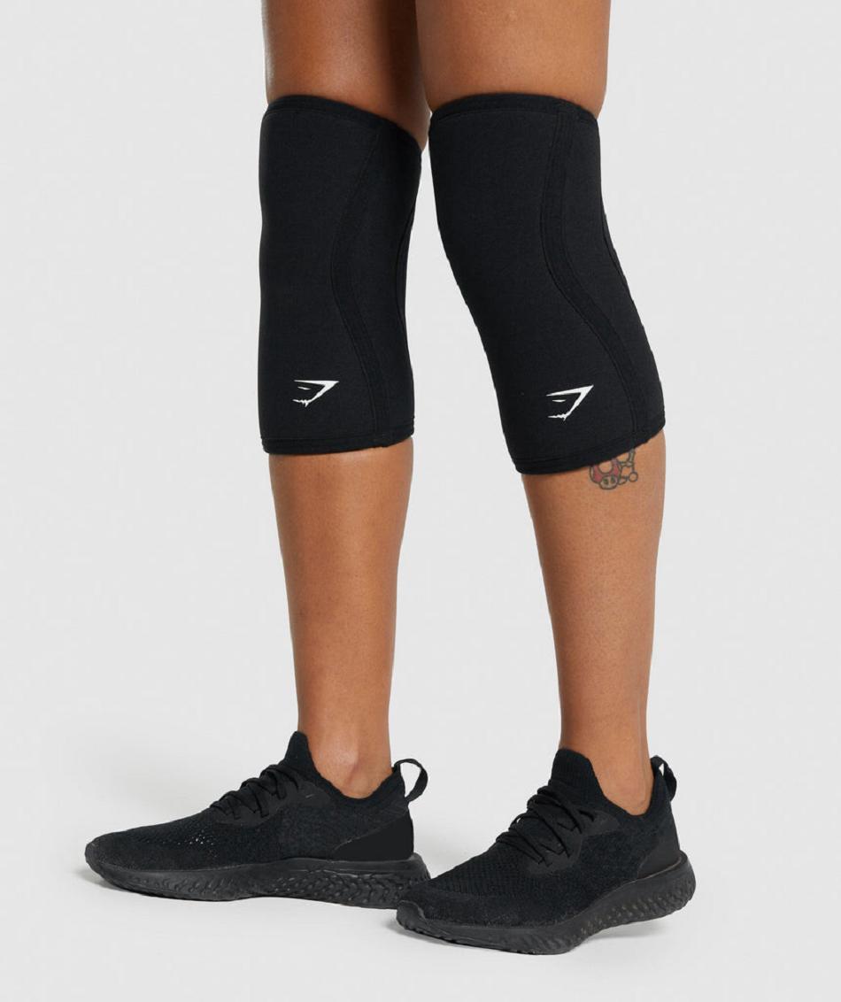 Equipo Gymshark Knee Sleeve 5mm Mujer Negras | CO 2980DFM